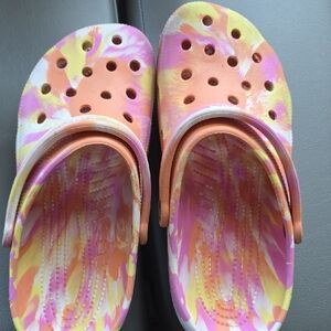 Colorful Crocs Size 9/11